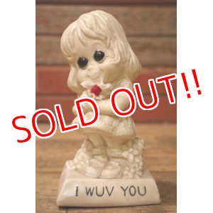 画像: ct-220901-15 WALLACE BERRIE & Co 1973 Message Doll "I WUB YOU"