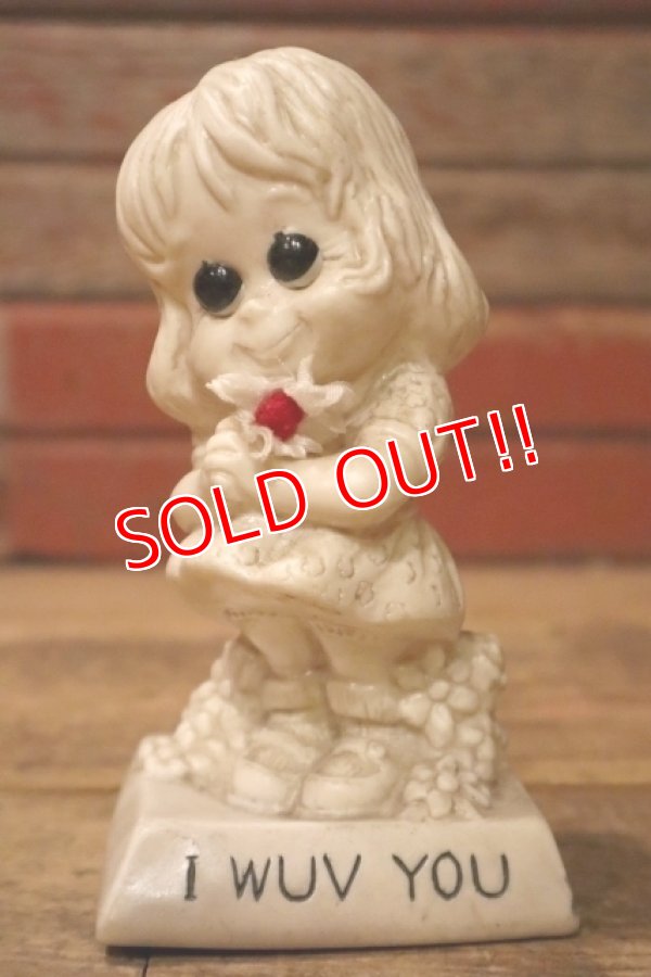 画像1: ct-220901-15 WALLACE BERRIE & Co 1973 Message Doll "I WUB YOU"