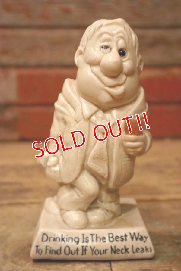 画像1: ct-220901-15 WALLACE BERRIE & Co 1973 Message Doll "Drinking..."