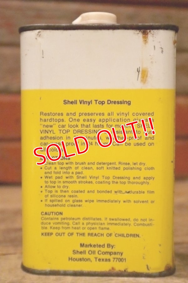 画像3: dp-240207-07 Shell / 1960's〜 vinyl top dressing One Pint Can