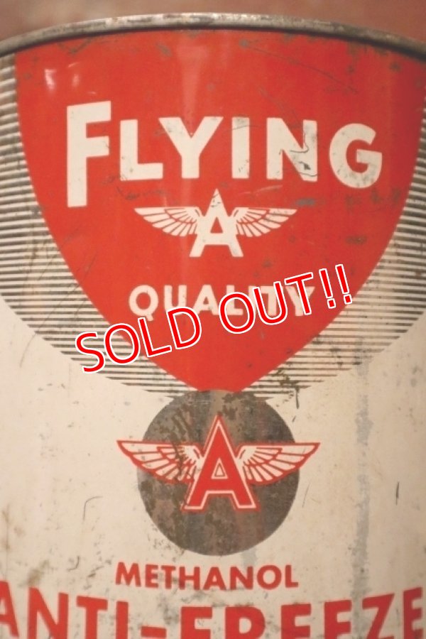 画像2: dp-241225-06 TIDEWATER OIL COMPANY / FLYING A ANTI-FREEZE 1960's- 4 U.S. Quarts Can