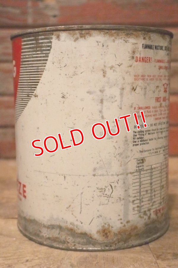 画像6: dp-241225-06 TIDEWATER OIL COMPANY / FLYING A ANTI-FREEZE 1960's- 4 U.S. Quarts Can