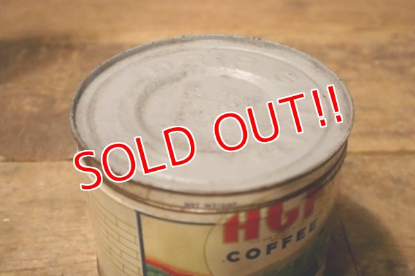 画像8: dp-241225-03 H. D. LEE COMPANY / HGF Brand Coffee 1940's Tin Can