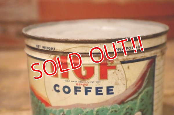 画像7: dp-241225-03 H. D. LEE COMPANY / HGF Brand Coffee 1940's Tin Can