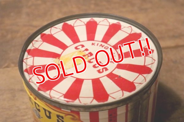 画像7: dp-241230-11 CIRCUS FOODS , INC. / 1950's CIRCUS PEANUTS CAN