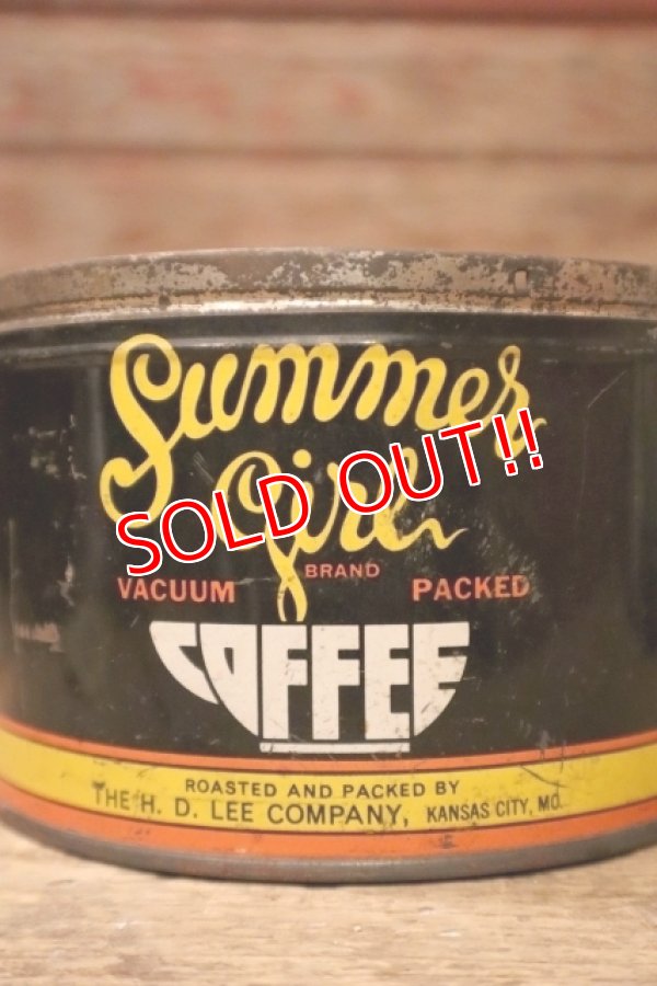 画像3: dp-241225-02 H. D. LEE COMPANY / Summer Girl Brand Coffee 1940's Tin Can