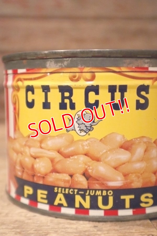 画像3: dp-241230-11 CIRCUS FOODS , INC. / 1950's CIRCUS PEANUTS CAN