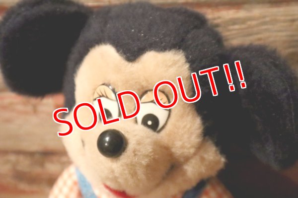 画像2: ct-241225-14 Minnie Mouse / Knickerbocker 1970's Plush Doll