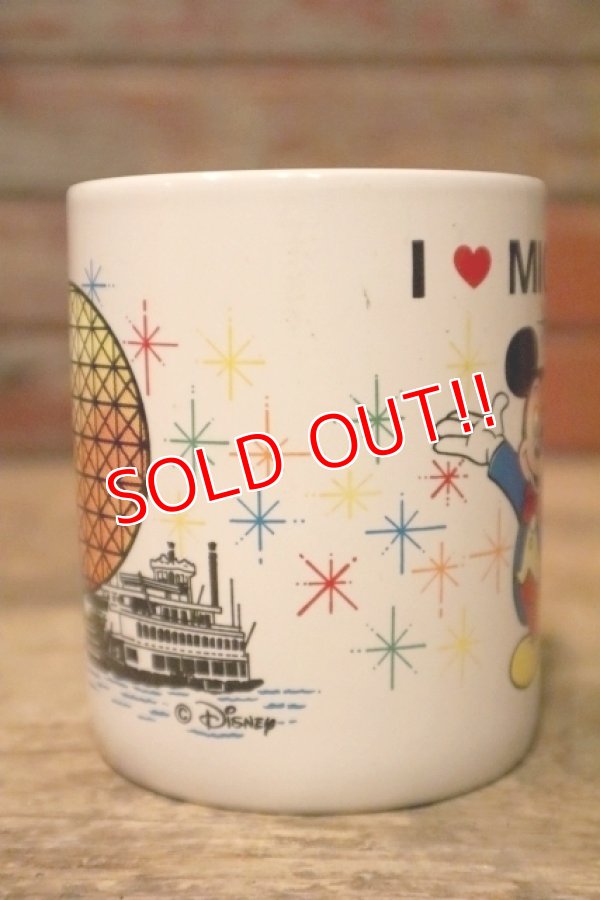 画像4: ct-241225-19 I LOVE MICKEY / 1980's〜 Ceramic Mug