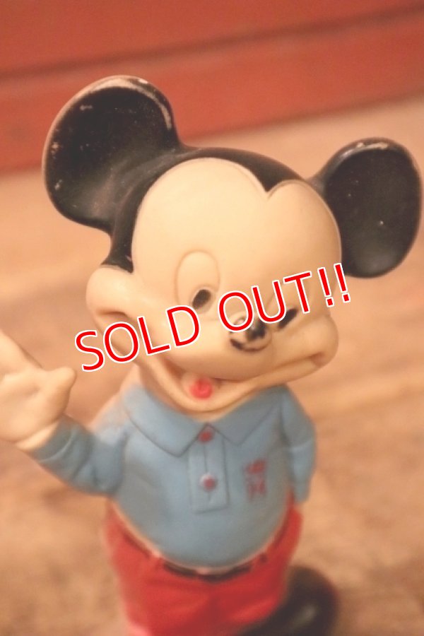 画像2: ct-241230-01 Mickey Mouse / 1960's Rubber Squeaky Doll