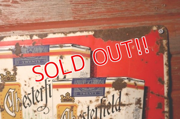 画像9: dp-241225-11 CHESTERFIELD / 1950's Advertising Metal Sign