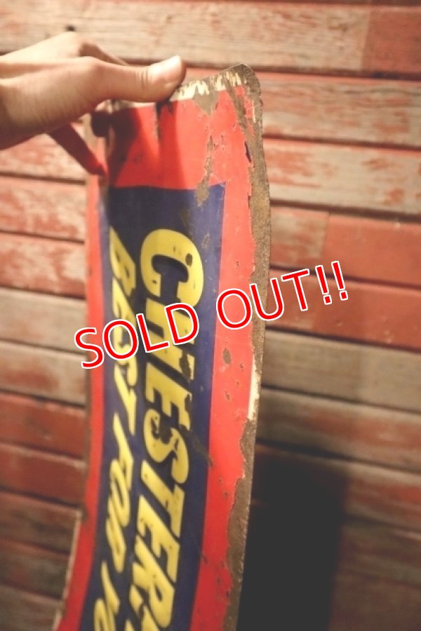 画像13: dp-241225-11 CHESTERFIELD / 1950's Advertising Metal Sign