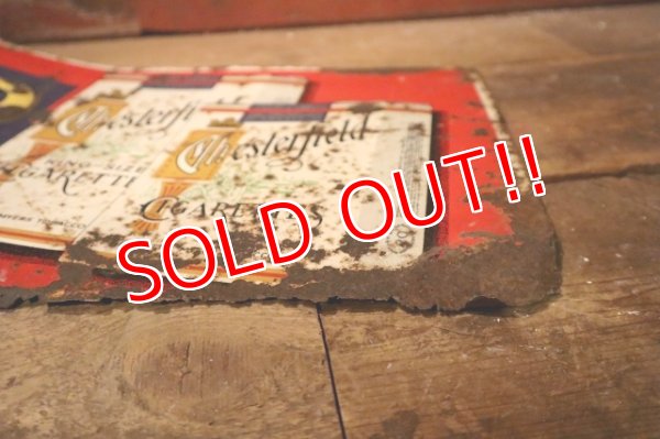 画像12: dp-241225-11 CHESTERFIELD / 1950's Advertising Metal Sign