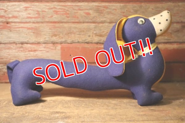 画像4: ct-250107-11 Collegiate 1950's College Mascot Doll "ND" Dachshund 