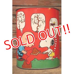 画像: ct-241230-09 PEANUTS / CHEINCO 1970's-1980's Trash Can