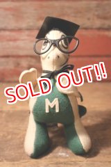 画像: ct-250107-11 Collegiate 1950's College Mascot Doll "M" Bird Brain