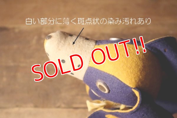 画像6: ct-250107-11 Collegiate 1950's College Mascot Doll "ND" Dachshund 