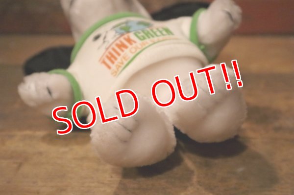 画像7: ct-241230-05 Snoopy / Applause 1990's Plush Doll "THINK GREEN SAVE OUR EARTH"