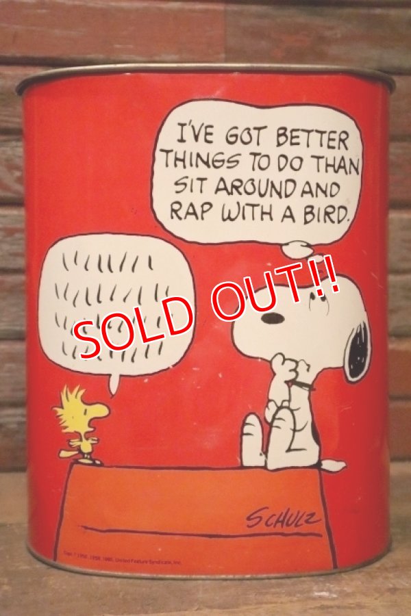 画像7: ct-241230-09 PEANUTS / CHEINCO 1970's-1980's Trash Can