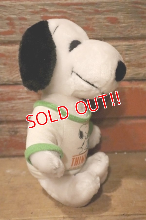 画像5: ct-241230-05 Snoopy / Applause 1990's Plush Doll "THINK GREEN SAVE OUR EARTH"