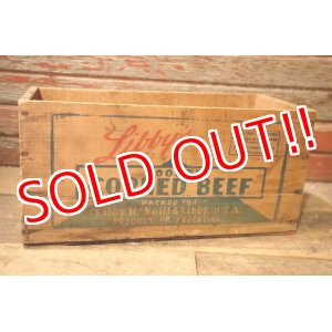 画像: dp-241106-02 Libby McNeill & Libby Corned Beef 1950's Wood Box