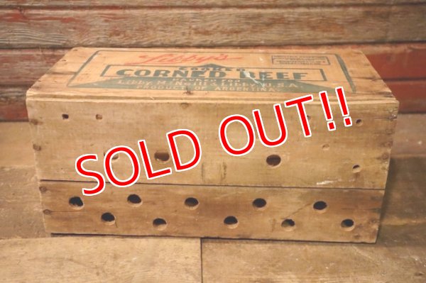 画像13: dp-241106-02 Libby McNeill & Libby Corned Beef 1950's Wood Box