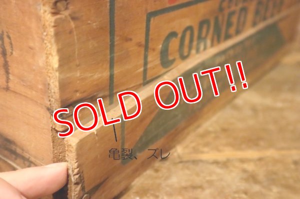 画像3: dp-241106-02 Libby McNeill & Libby Corned Beef 1950's Wood Box