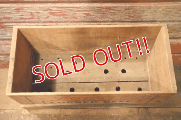 画像11: dp-241106-02 Libby McNeill & Libby Corned Beef 1950's Wood Box