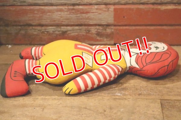 画像5: ct-241230-03 McDonald's / Ronald McDonald 1970's Pillow Doll