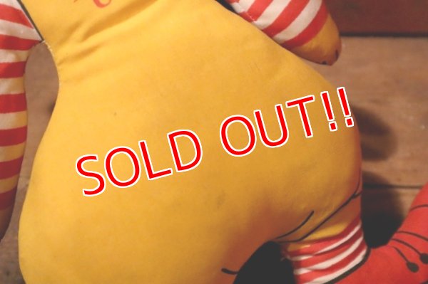 画像10: ct-241230-03 McDonald's / Ronald McDonald 1970's Pillow Doll