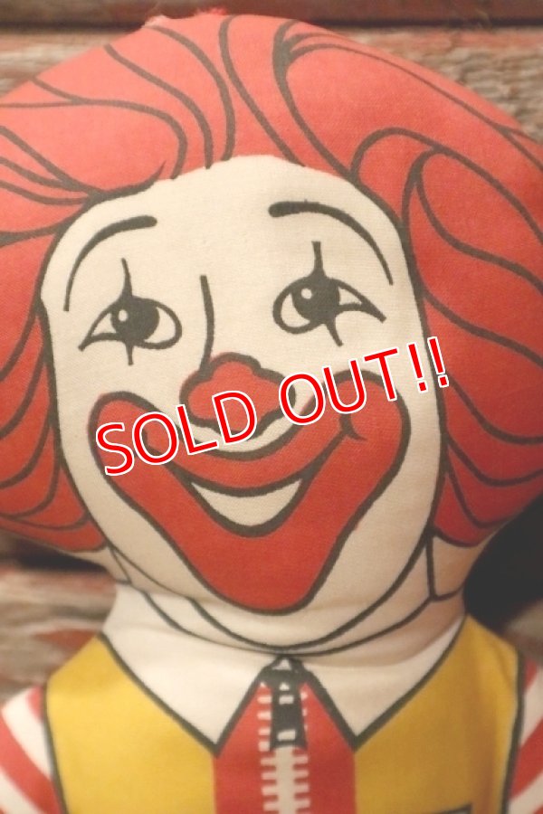 画像2: ct-241230-03 McDonald's / Ronald McDonald 1970's Pillow Doll