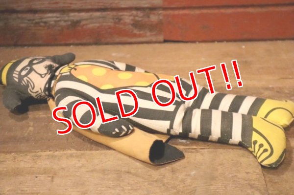 画像6: ct-241225-12 McDonald's / the Hamburglar 1970's Pillow Doll