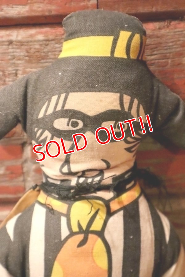 画像2: ct-241225-12 McDonald's / the Hamburglar 1970's Pillow Doll