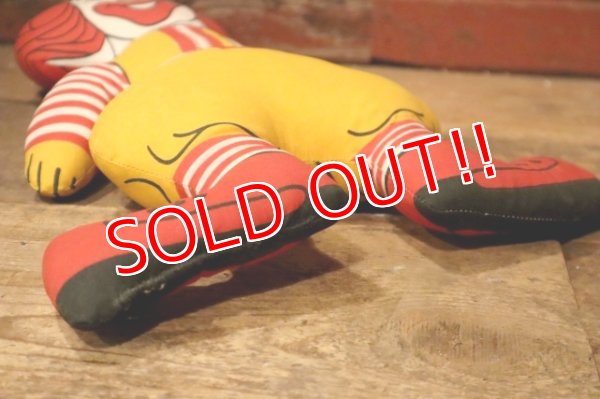 画像11: ct-241230-03 McDonald's / Ronald McDonald 1970's Pillow Doll