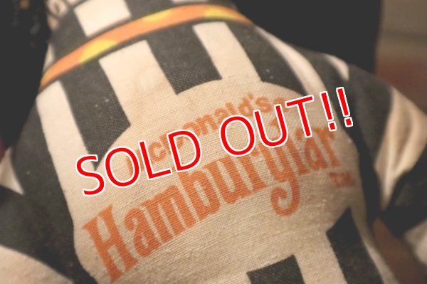 画像11: ct-241225-12 McDonald's / the Hamburglar 1970's Pillow Doll