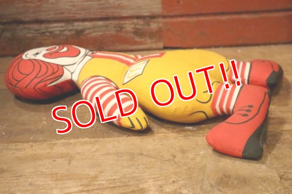 画像4: ct-241230-03 McDonald's / Ronald McDonald 1970's Pillow Doll