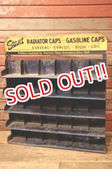 画像: dp-241225-11 Stant 1950's RADIATOR CAPS GASOLINE CAPS Metal Rack