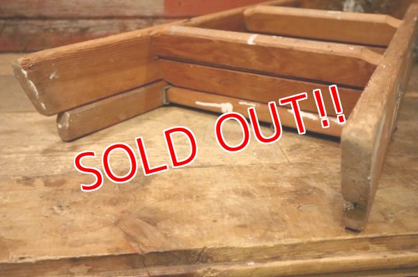 画像10: dp-241106-01 Vintage Wood Step Ladder