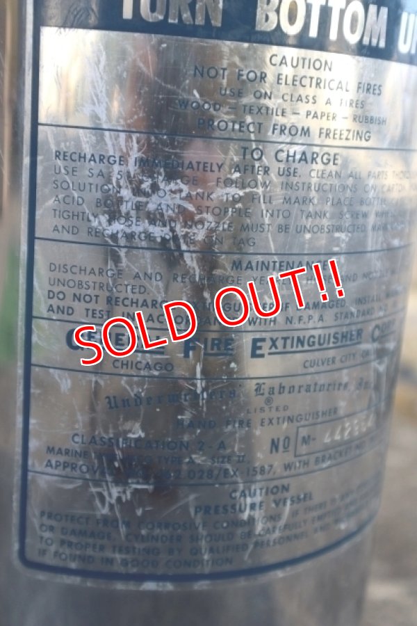 画像3: dp-241230-23 General / 1960's〜 SODA-ACID Fire Extinguisher