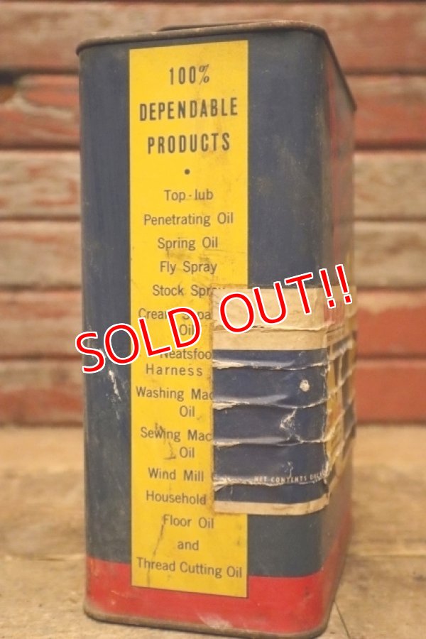 画像6: dp-240508-38 CATO OIL AND GREASE COMPANY / WANDA TOP LUBE 1940's-1950's ONE U.S. GALLON CAN