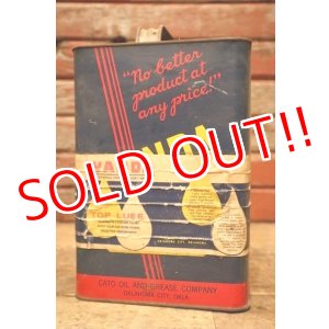 画像: dp-240508-38 CATO OIL AND GREASE COMPANY / WANDA TOP LUBE 1940's-1950's ONE U.S. GALLON CAN