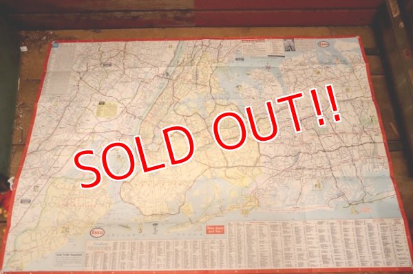 画像7: dp-240605-06 Esso / 1958 Road Map "New York City and vicinity Long Island"