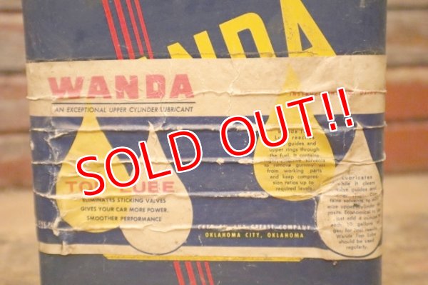 画像3: dp-240508-38 CATO OIL AND GREASE COMPANY / WANDA TOP LUBE 1940's-1950's ONE U.S. GALLON CAN