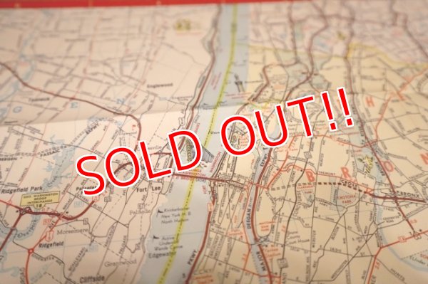 画像11: dp-240605-06 Esso / 1958 Road Map "New York City and vicinity Long Island"