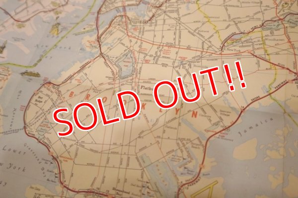 画像9: dp-240605-06 Esso / 1958 Road Map "New York City and vicinity Long Island"