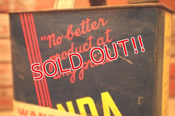 画像2: dp-240508-38 CATO OIL AND GREASE COMPANY / WANDA TOP LUBE 1940's-1950's ONE U.S. GALLON CAN