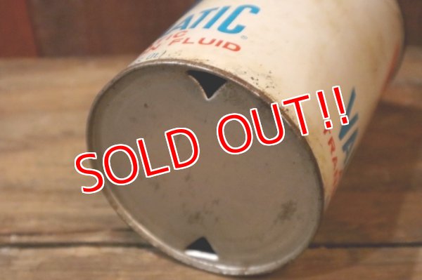 画像9: dp-190401-09 VALVOMATIC / 1960's Automatic Transmission Fluid One U.S. Quart Can