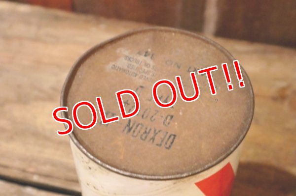 画像8: dp-190401-09 VALVOMATIC / 1960's Automatic Transmission Fluid One U.S. Quart Can