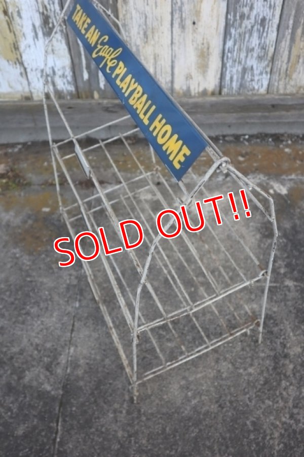 画像7: dp-240911-70 Unknown "TAKE AN Eagle PLAYBALL HOME" Wire Rack