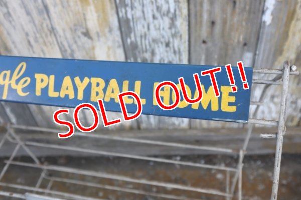 画像3: dp-240911-70 Unknown "TAKE AN Eagle PLAYBALL HOME" Wire Rack